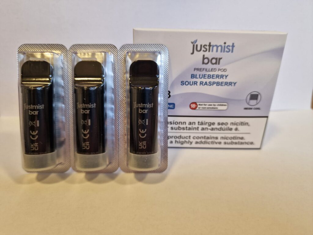 Just Mist Prefilled Pods - Blueberry Sour Raspberry