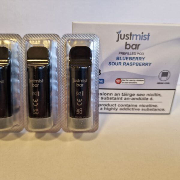 Just Mist Prefilled Pods - Blueberry Sour Raspberry