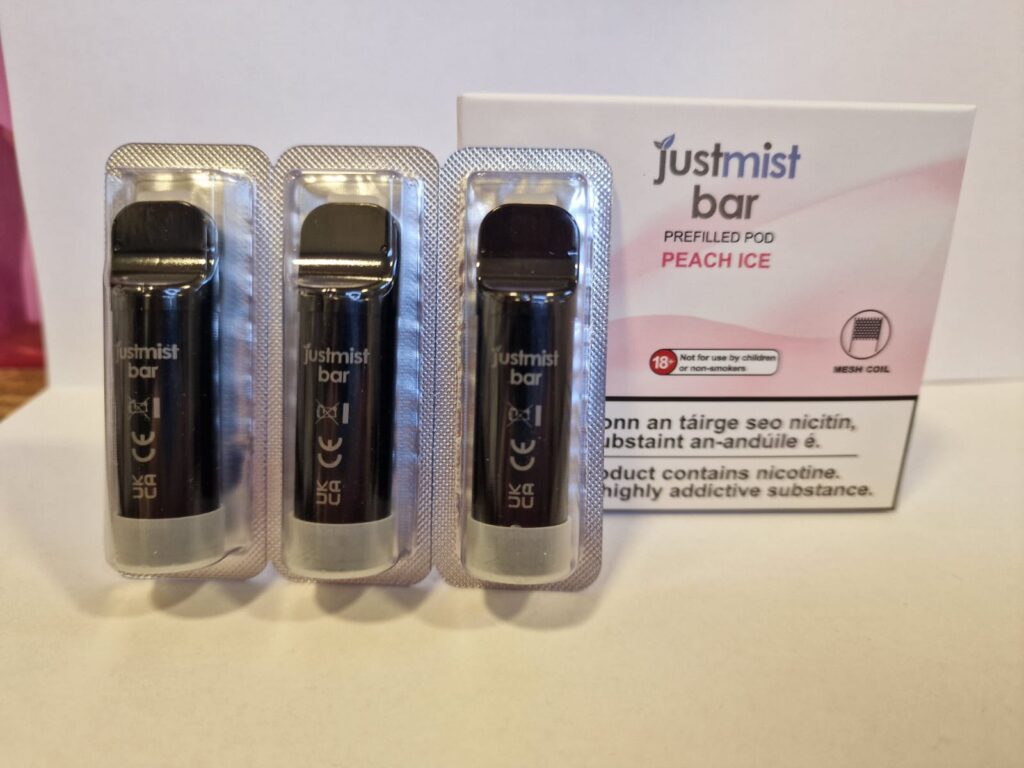 Just Mist Prefilled Pods - Peach Ice
