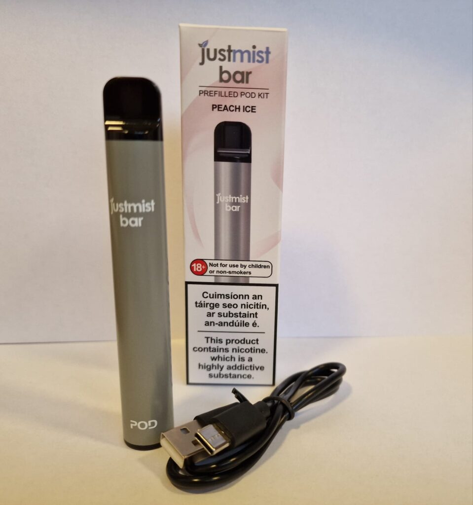 Just Mist Prefilled Pod Kit - Peach Ice