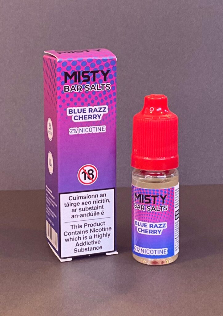 Misty Bar Salts - Blue Razz Cherry