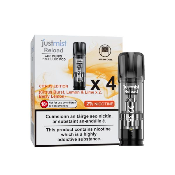 Just Mist Reload Pre-filled Pod - Citrus Edition