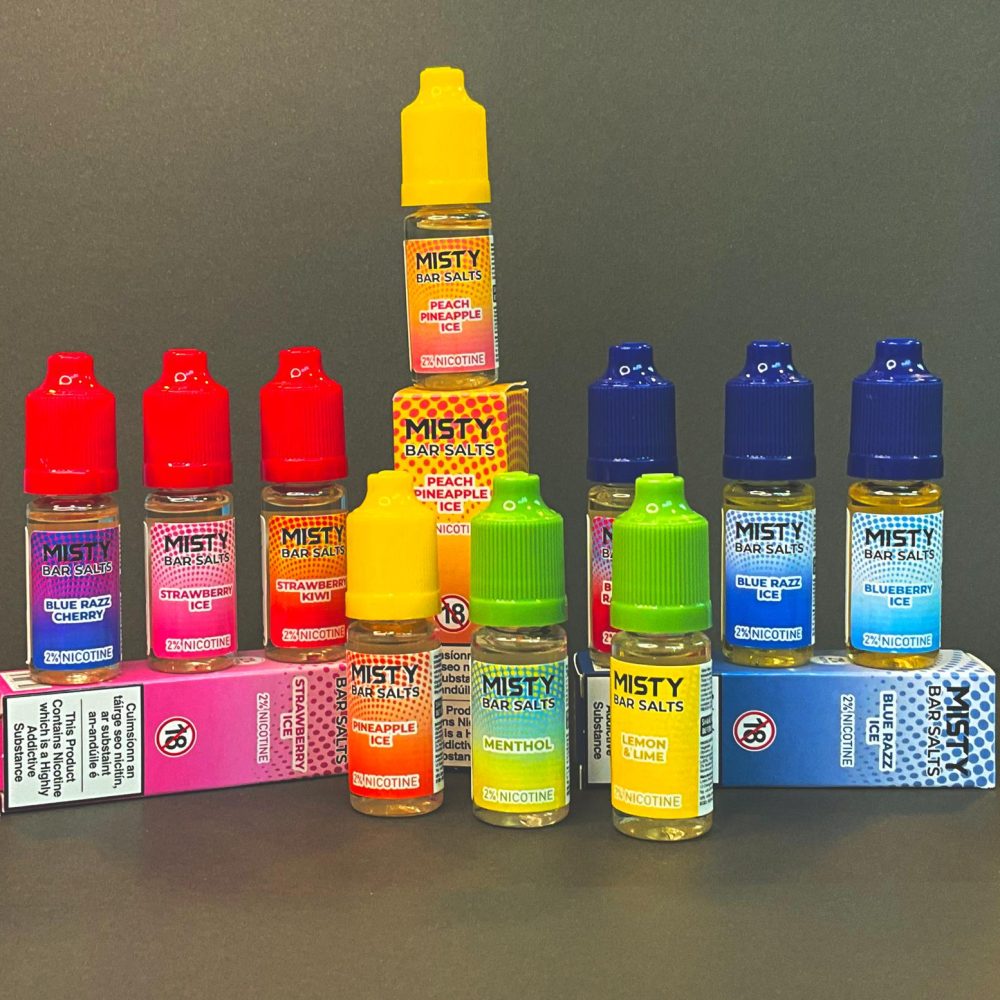 Misty Bar Salts - All flavours